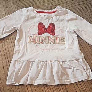 Minnie Mouse top sequin size 6